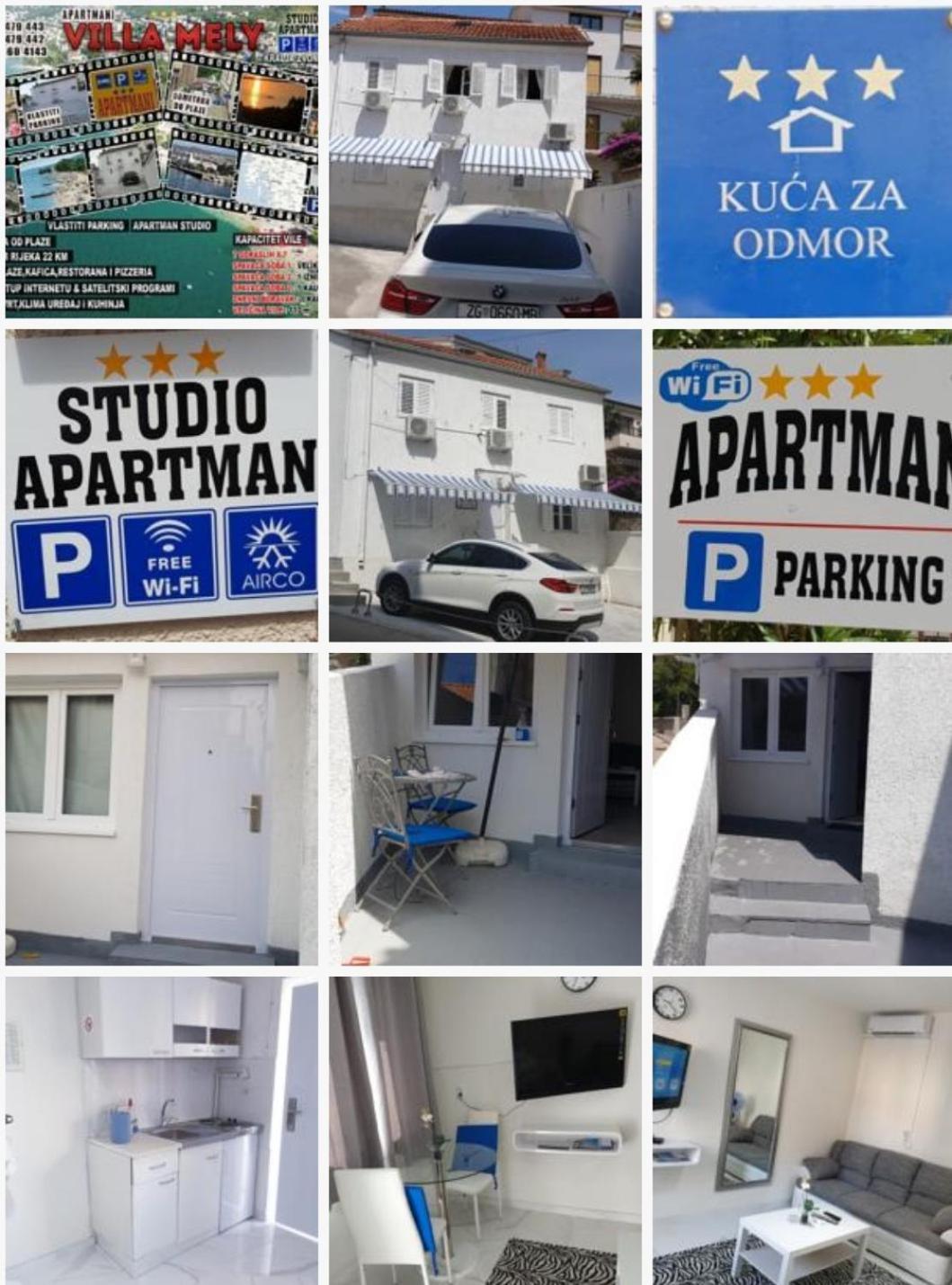 Villa Mely Crikvenica Kvarner Exterior foto